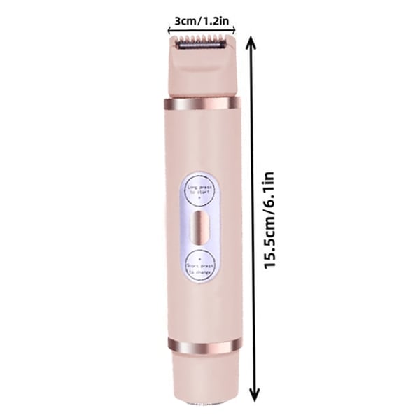 ✨2025 HOT SALE 50 % RABATT - 🔥Komfortabler 2-in-1-Elektrorasierer für Damen