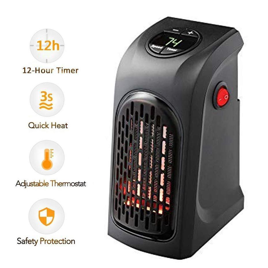 (Christmas Sale-Save 50% OFF) Mini Portable Heater That Attaches To Any Outlet- Christmas Gift