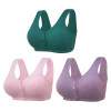 🎉Buy 1 Get 3 (3packs) - COMFORTABLE FRONT-CLOSURE WIRELESS PLUS SIZE BUTTON BRA