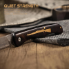 🌿 Handmade Damascus Folding Pocket Knife