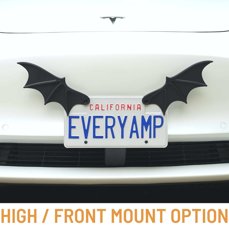 License Plate Bat Wings (Universal Fit)