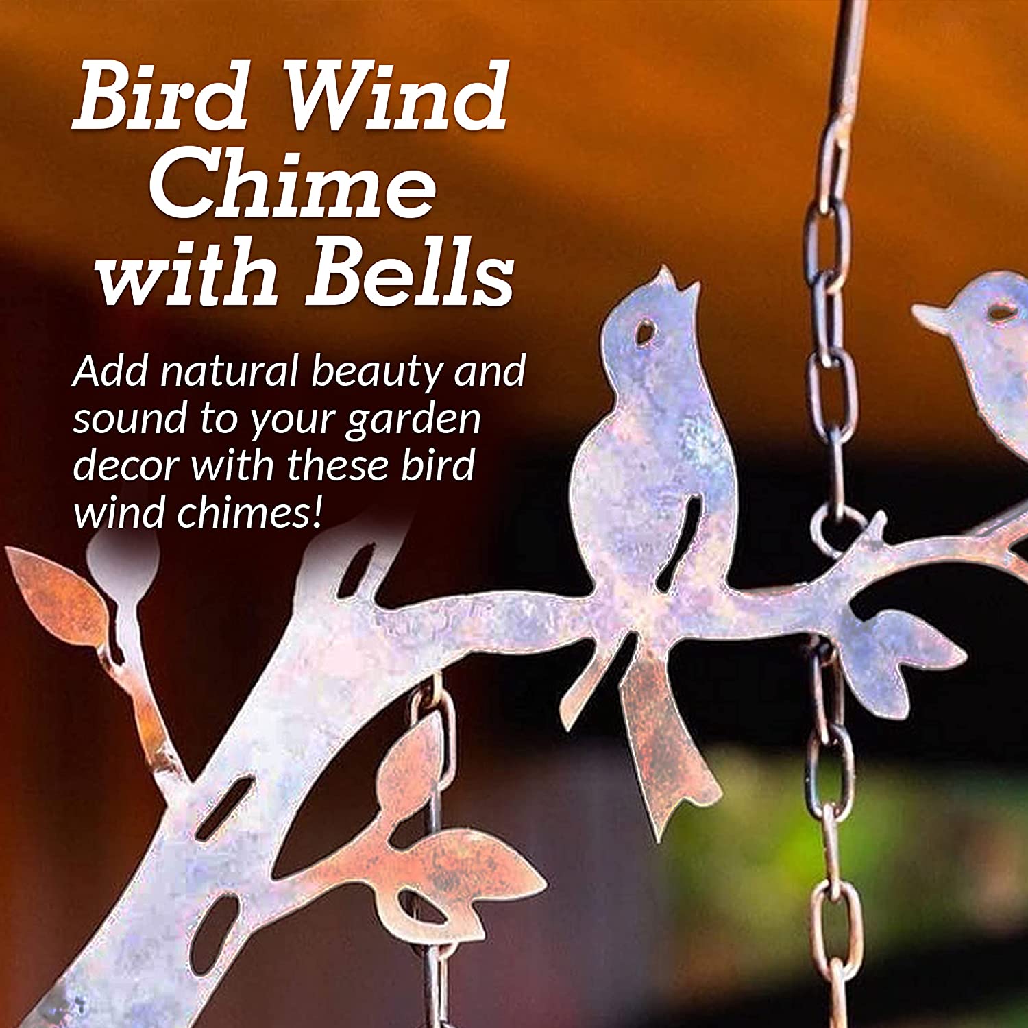 (🔥Mother's Day 2022 Deals - 50%OFF) Ancient Graffiti Birds w/Bells Wind Chime - Buy 2 Get Extra 10% OFF