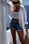 Women Casual sequin beaded shirt