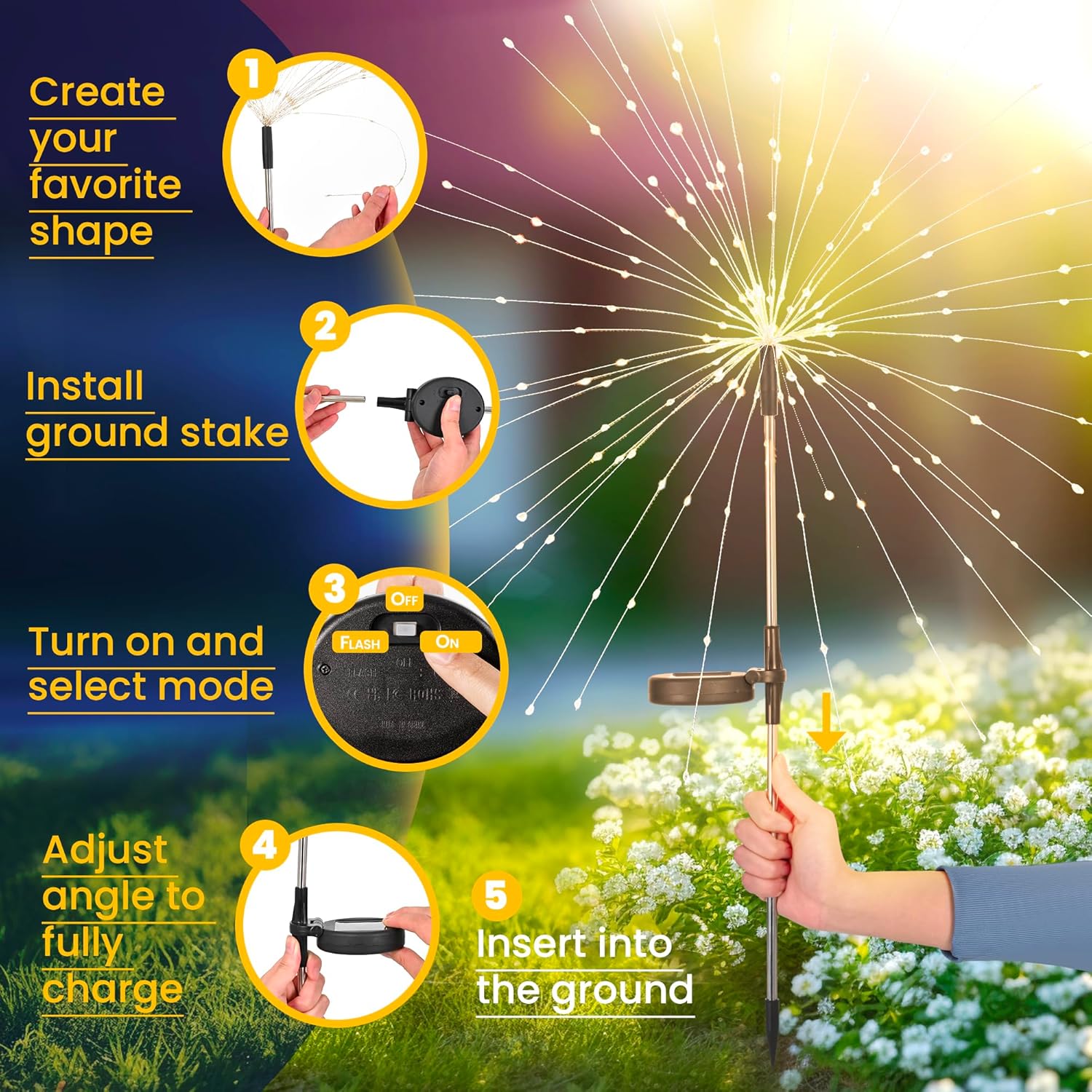 💥LAST DAY SALE 50% OFF💥Solar Garden Lights