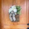 💥LAST DAY SALE 50% OFF💥Cream Hydrangea Door Hanger Basket⚡BUY 2 FREE SHIPPING