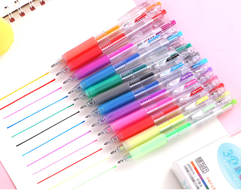 (Christmas Hot Sale- 49% OFF) 3D Jelly Pen Set- BUY 2 FREE SHIPPING