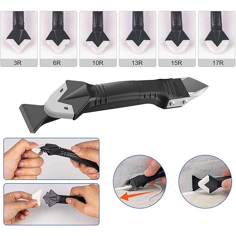 (New Year Hot Sale -- 50% Off) 3-in-1 Silicone Caulking Tools