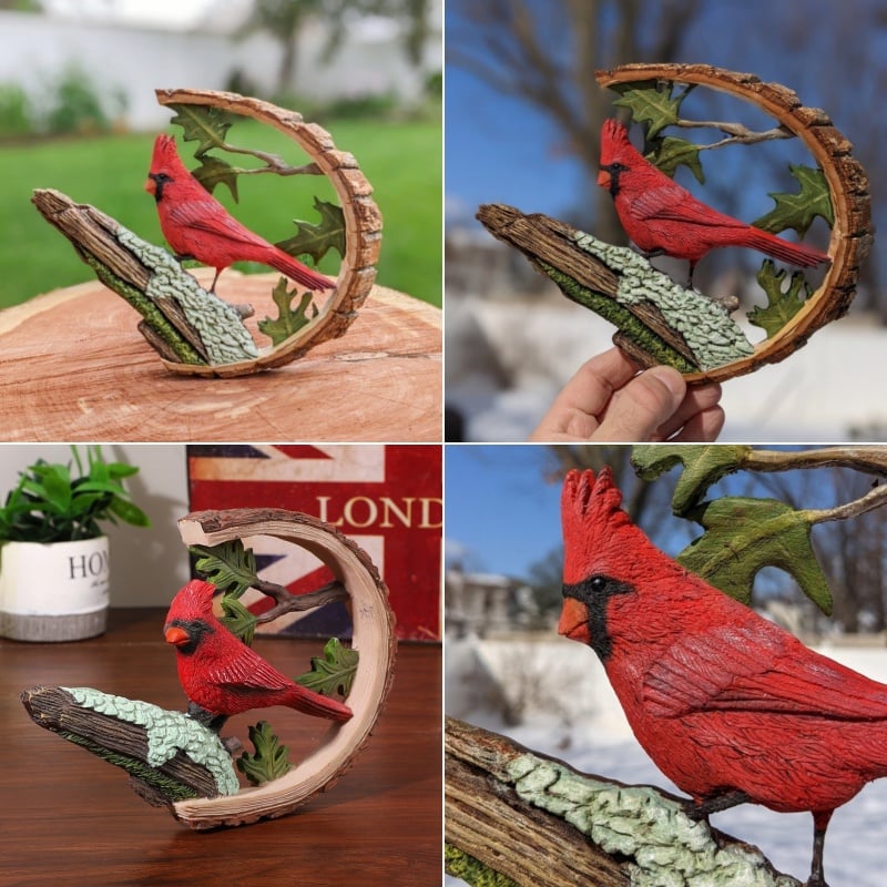 🔥Buy 2 Free Shipping🔥Handmade Cardinal Bird Statue Ornament