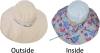 Packable Large Brim Sun Hat for Women - 6.7