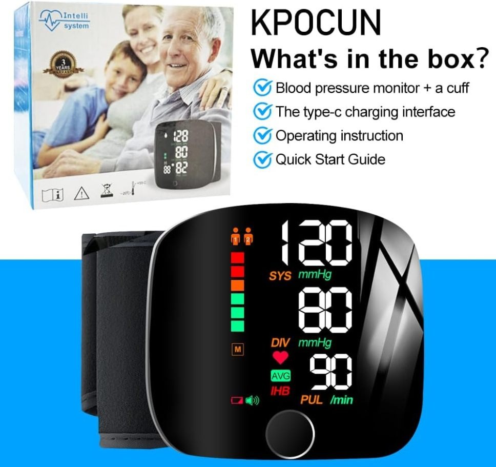 🔥Last Day Sale 60% OFF -Led Display Wrist Blood Pressure Monitor 🎁Buy 2 Free Shipping
