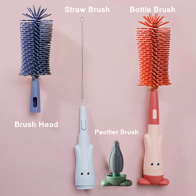(🌲Early Christmas Sale- 48% OFF) Pacifier Bottle Brush Set - Buy 3 Get Free Shipping