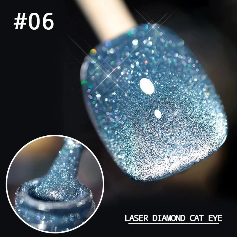 (🌲Early Christmas Sale - 49% OFF) 💎Laser Diamond Cat Eye Nail Polish