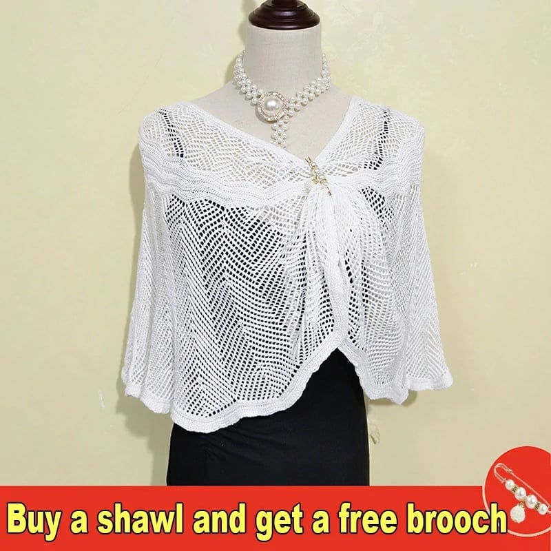 🔥Last Day Promotion 70% OFF-🔥-Knitted Sun-proof Shawl