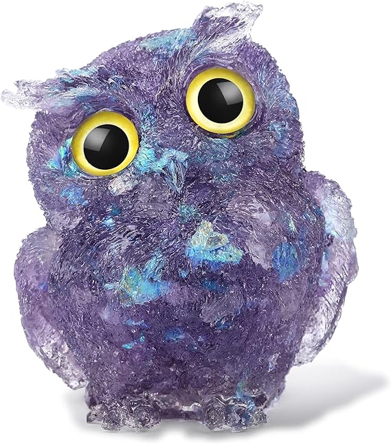 🎄(Early Christmas Sale 50% OFF) Natural Crystal Gemstone Owl - Buy 3 Get Extra 15% Off