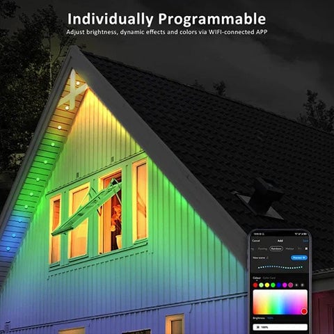 💥Black Friday Big Sale💥-Smart Rainbow LED Permanent Outdoor Light