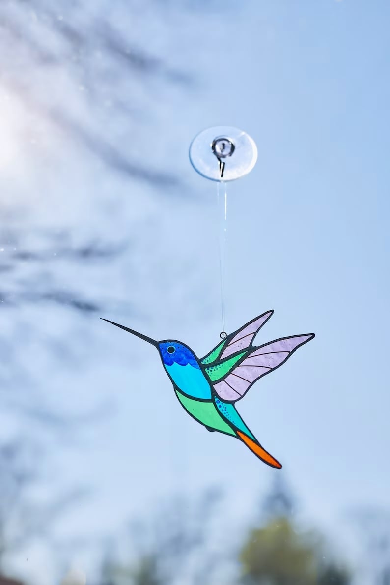 🔥Last Day Promotion 48% OFF-🎁-Hummingbird suncatcher window hangings -hummingbirds Bird lover gift bird decor