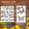 🏡Last Day 75% OFF -Garden Fence Large Flower Stencils🌻DIY Decoration