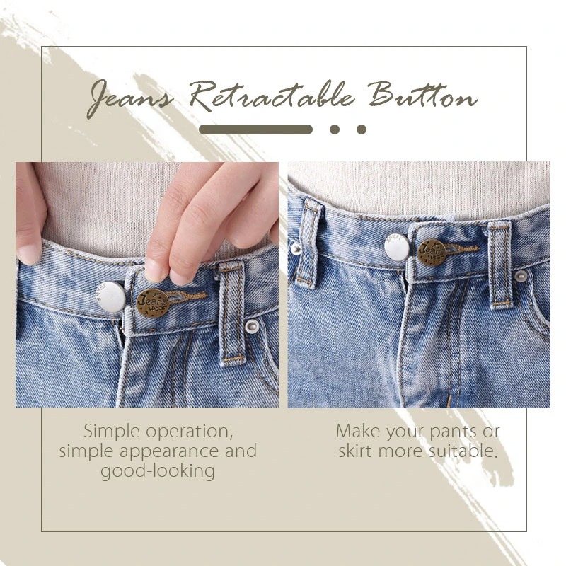 Summer Hot Sale 50% OFF - Jeans Retractable Button(3PCS)