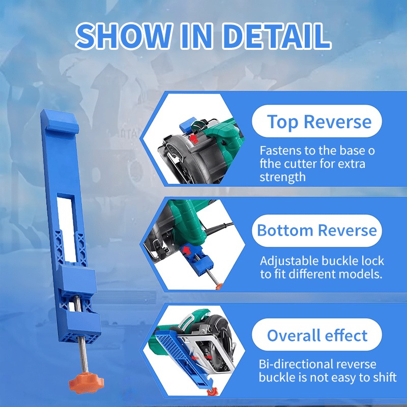 🎁TikTok Last Day Sale - 70% OFF🔥Adjustable Cutting Machine Base Guide⚒️
