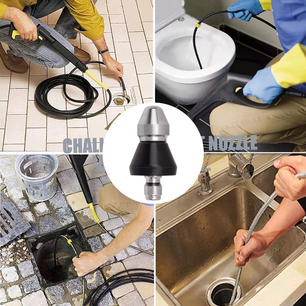 ⏰HOT SALE 68% OFF-Sewer Cleaning Tool High-pressure Nozzle(🔥buy 2 get free shipping)