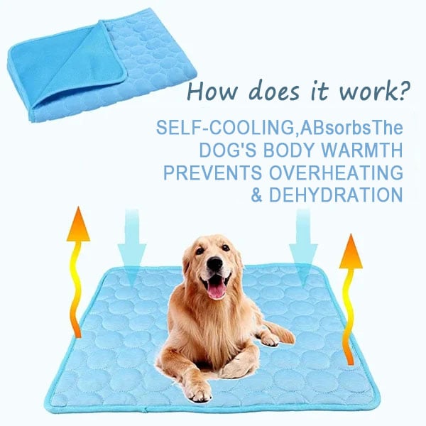 🔥LAST DAY 49% OFF 🧊Dog Cooling Mat (4x more effective)