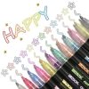 (🎅EARLY XMAS SALE - BUY 2 GET FREE SHIPPING)Glitter Gel Pens 8 pcs/set