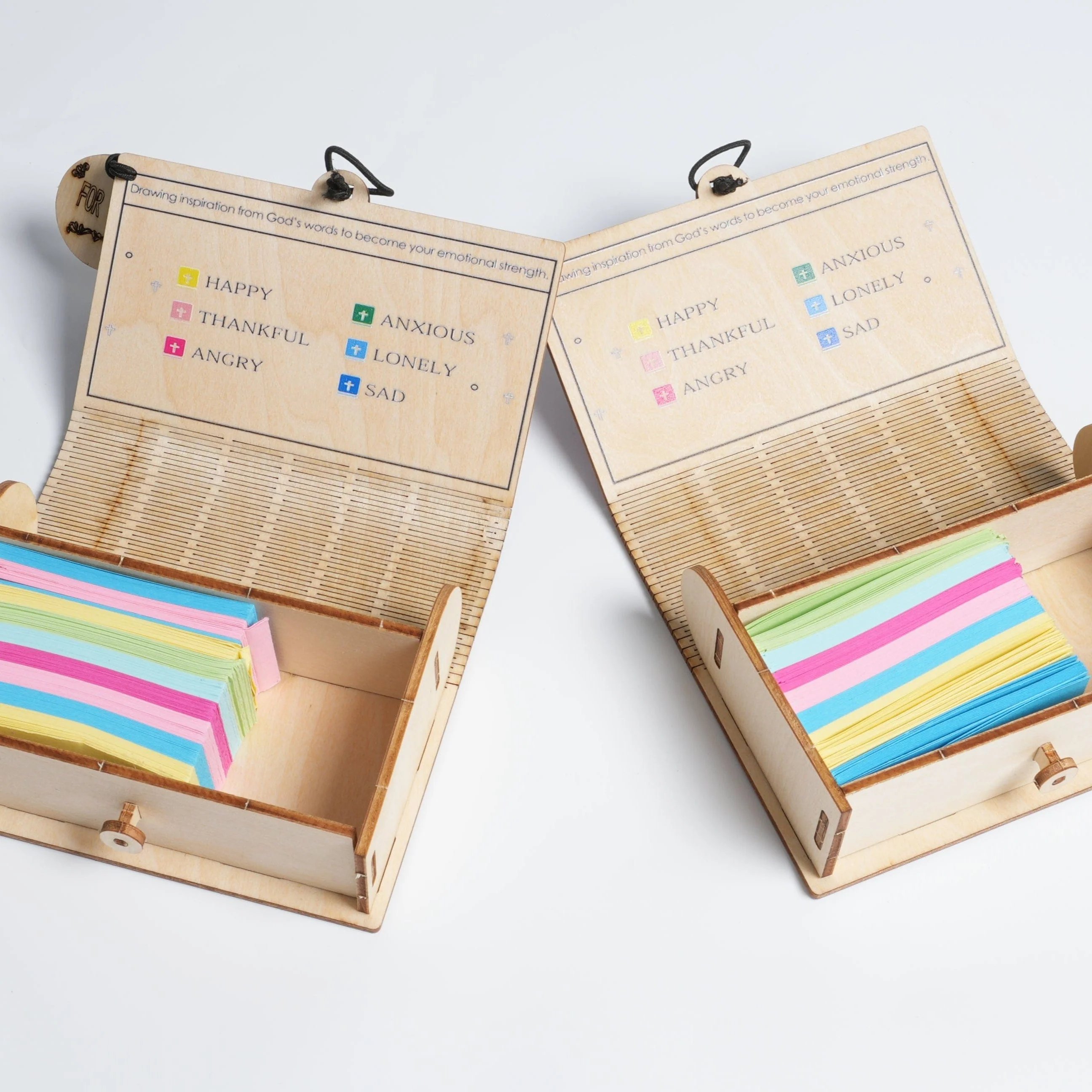 🔥Last Day Promotion 50% OFF🔥Handmade Wooden Bible Verses Box