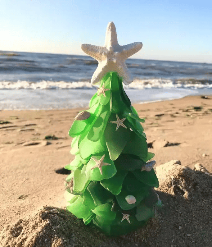 (🔥2024 BEST GIFT TO FAMILY🔥)🎄Sea Glass Christmas Tree