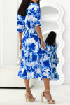 Women's V-neck Waist Floral Dress
