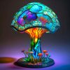 🔥(Clearance Sale -50% OFF) Stained Glass Mushroom Series Table Lamp