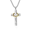 ✝️100% Handmade Crown Of Thorns Cross Necklace