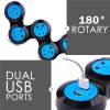 Ultra Flexible Power Strip With 2 USB