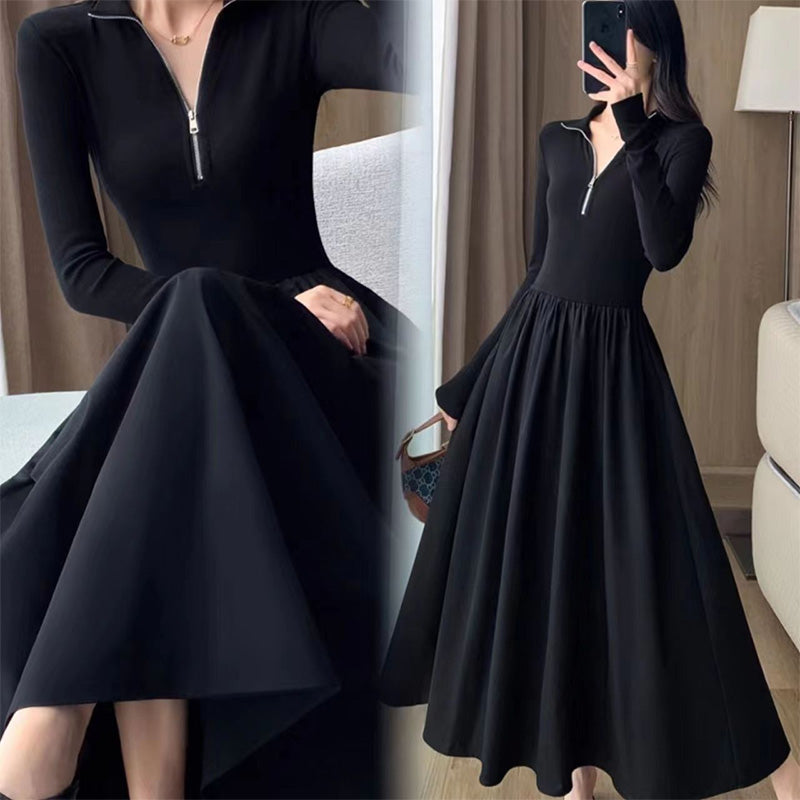 🔥Last Day Sale - 50% OFF🎁Women's Black Long Sleeve Dress