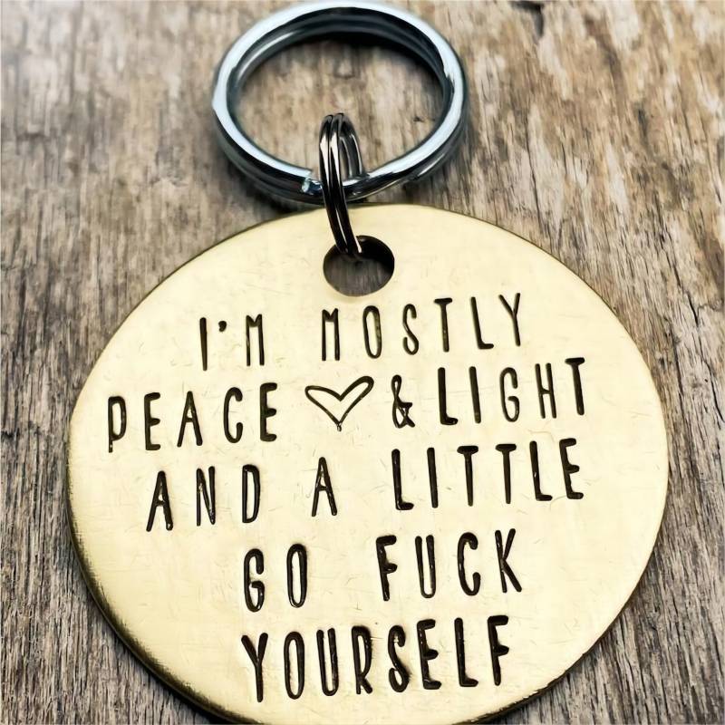 🔥2024 New Year Hot Sale🎁✨Funny Engraved Keychain (BUY 4 SAVE 10%)