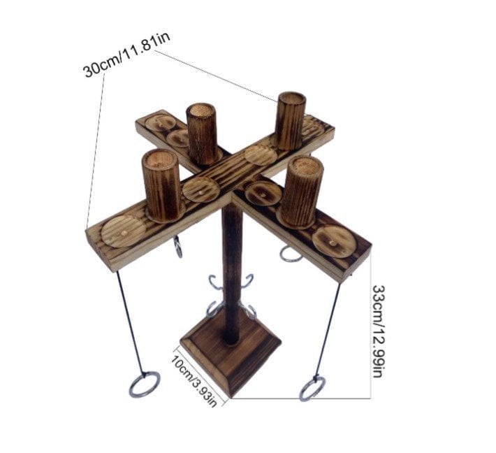 (🎄CHRISTMAS EARLY SALE-48% OFF) Handmade Wooden Ring Toss Game(BUY 2 GET FREE SHIPPING NOW!)