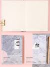 Marble Pattern Cover Notebook 1pc