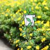 Handmade Plant Stained Glass Suncatcher - Unique Window Decor, 100% Handmade