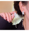 ✨2024 NEW SALE-50% OFF🦋Ice Translucent Blue Butterfly Tassel Earrings