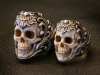 Vintage Polish Floral Armor Antler Skull Ring( BUY 2 FREE SHIPPING)