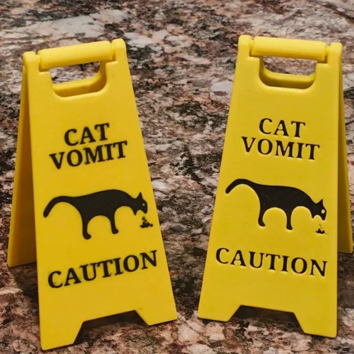 🎁TikTok Last Day Promotion -70% OFF🔥Cat Vomit Sign🐱