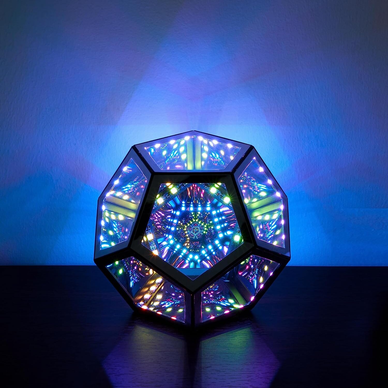 ✨Infinity  Dodecahedron Colorful Light