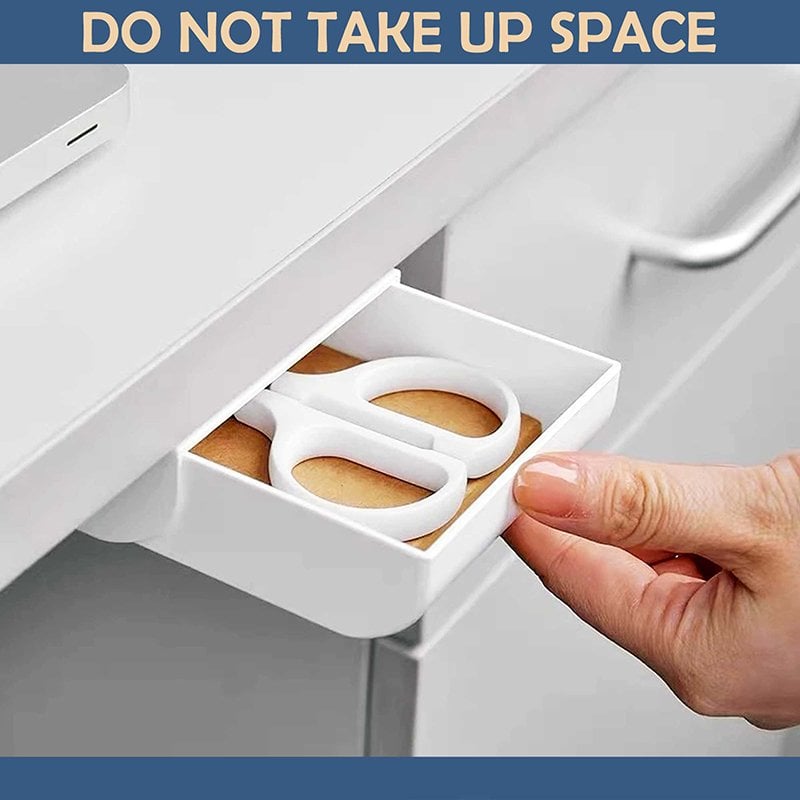 🌴HOT SALE NOW -50% OFF🌴Under Desk Storage Drawer - BUY 3 GER 2 FREE ONLY TODAY