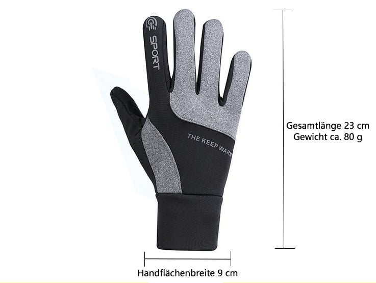🔥LETZTER TAG 49 % RABATT🔥Beheizter Handschuh für Männer und Frauen mit Touchscreen, wasserabweisend, winddicht, rutschfest