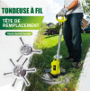 🌿Ventes chaudes - 49% de réduction🔥👨‍🌾Tête de débroussailleuse à brosse en fil d’acier de 15 cm