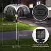 Solar-Powered LED Garden Fiber Optic Lights
