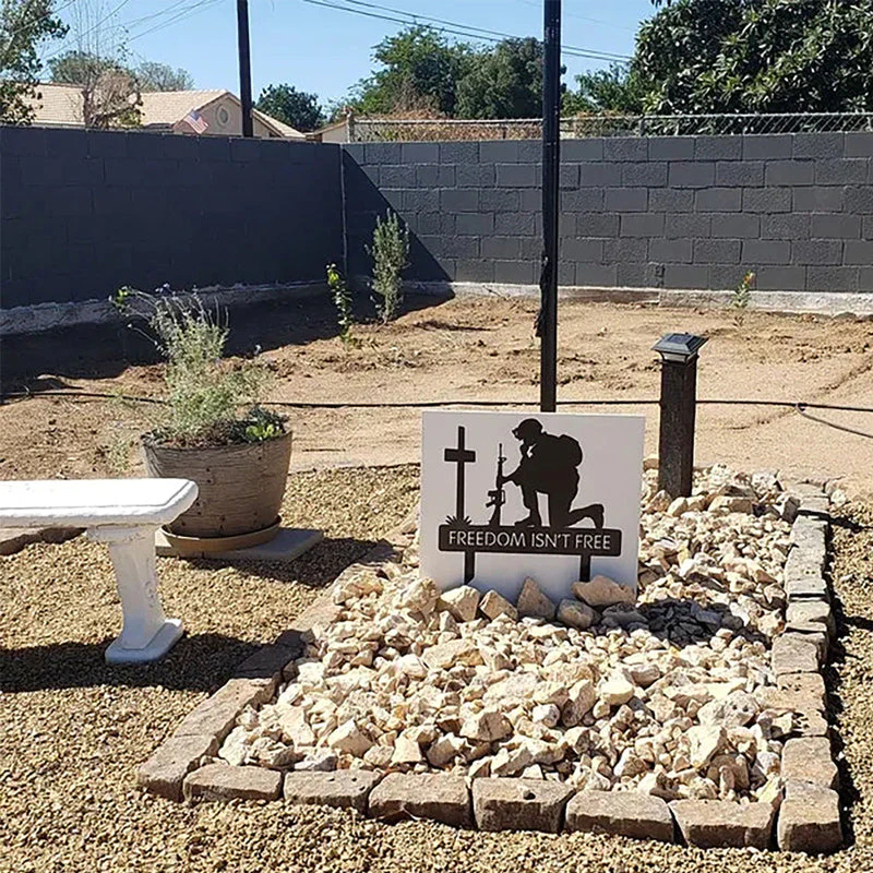 🎖️July 4th Flash Sale: 50% OFF Sitewide! 💕Handmade Memorial Metal Plaque For Soldiers