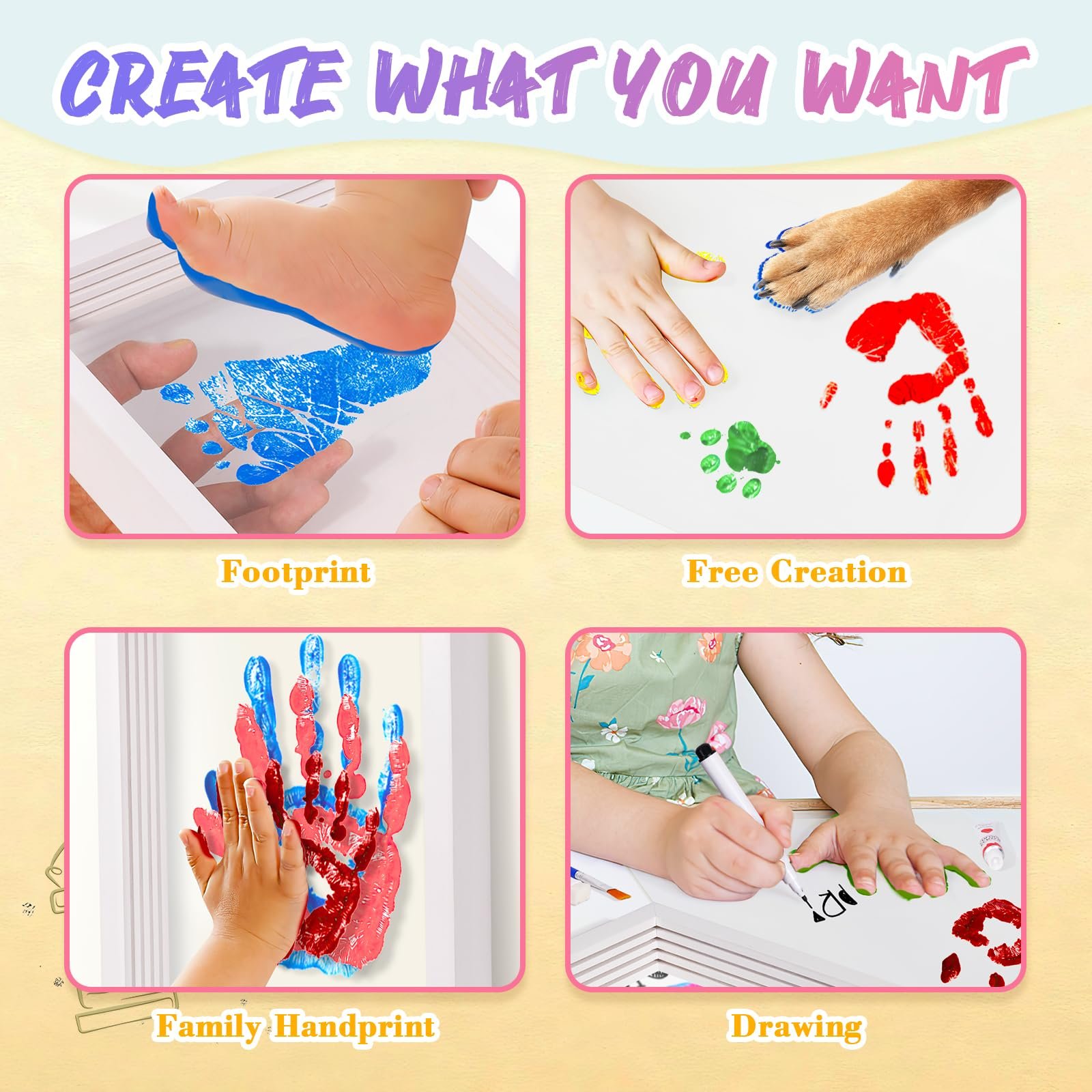 💥LAST DAY SALE 50% OFF💥Family Handprint Kit⚡BUY 2 FREE SHIPPING