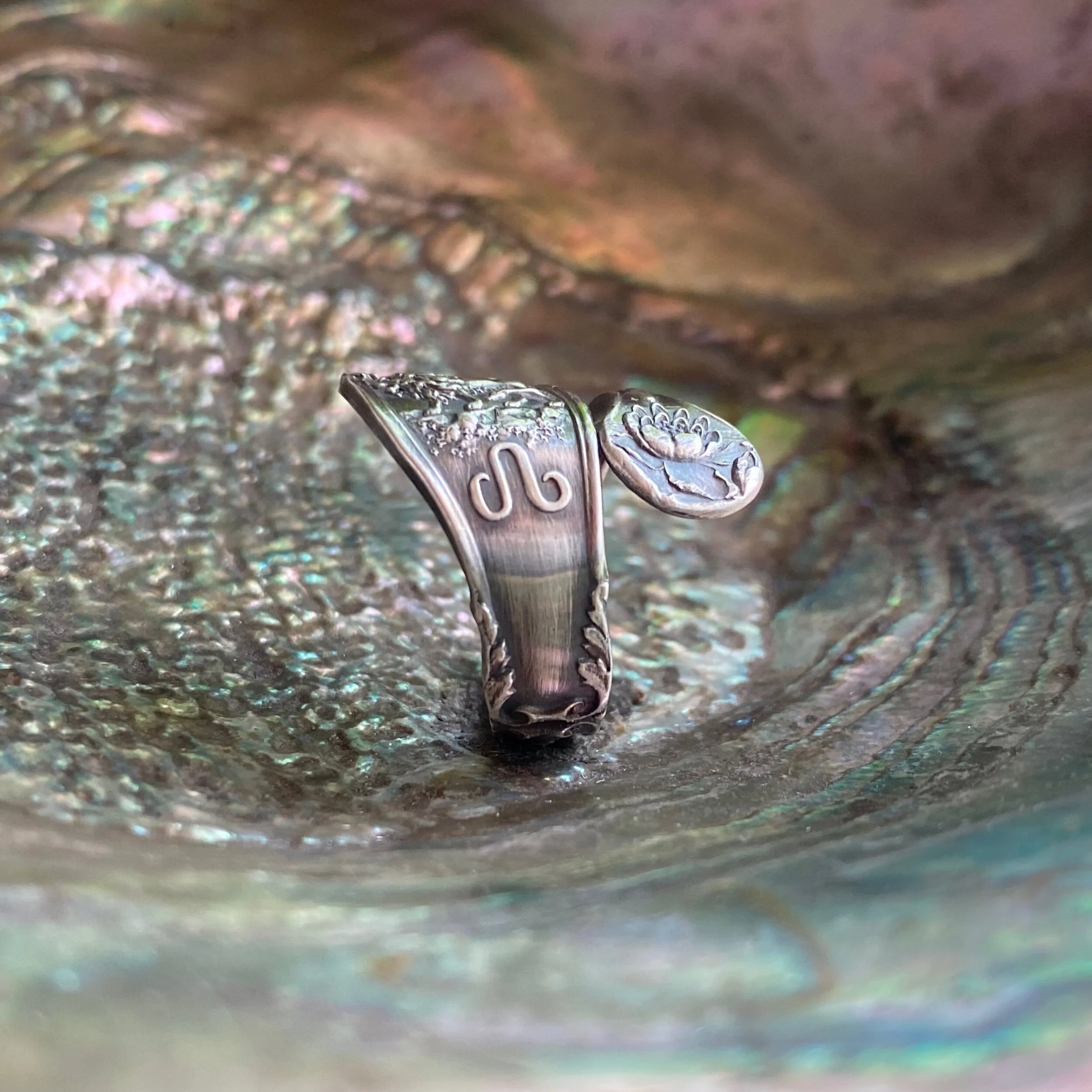 🔥LAST DAY 60% OFF✨Handcrafted Sterling Silver Spoon Ring - Made from Authentic Vintage Silver