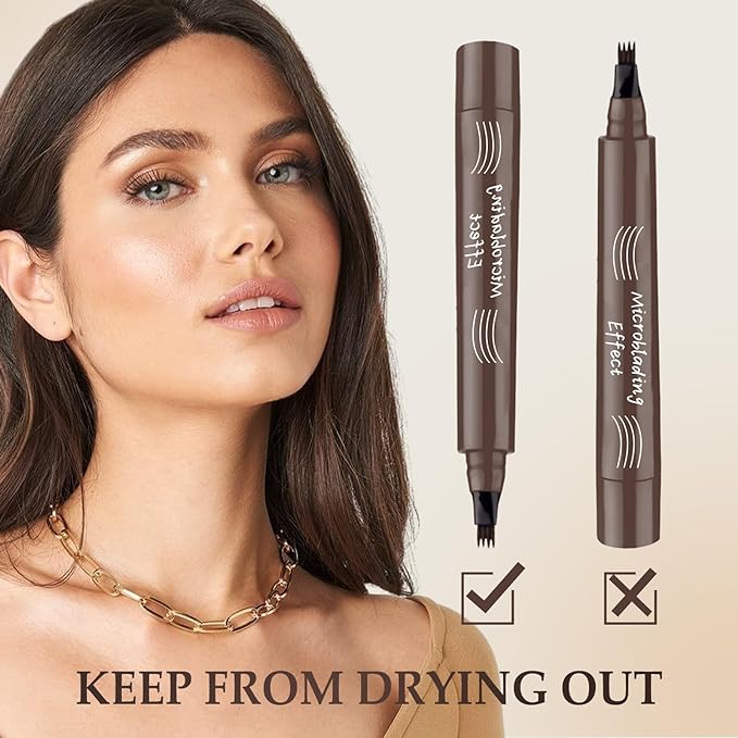 🔥2024 Upgraded Natural Brows Eyebrow Pen, 🎁Buy 2 Get 1 Free ONLY TODAY!