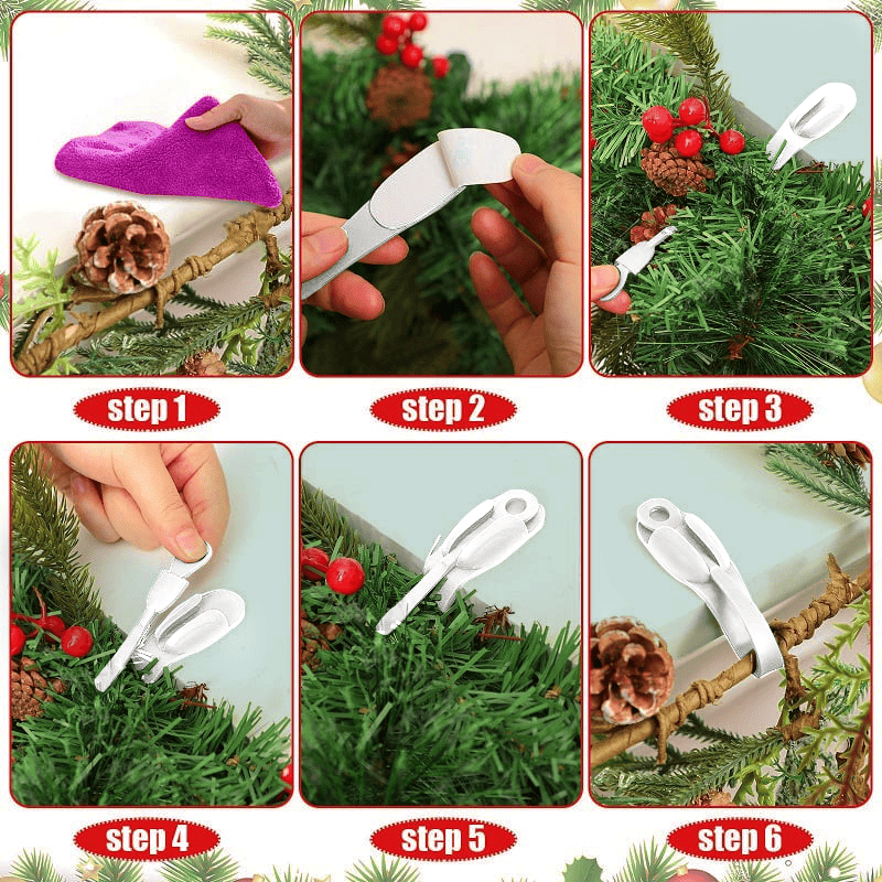 Christmas Pre-sale SAVE 49%🎄Garland Hanger Reusable Adhesive Cord Bundlers